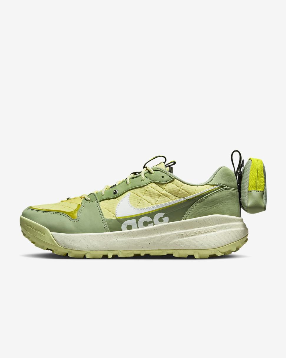 ACG Lowcate X Future Movement Oil Green/Lemon Chiffon/Sequoia/Bright Cactus | Mens Nike Lifestyle