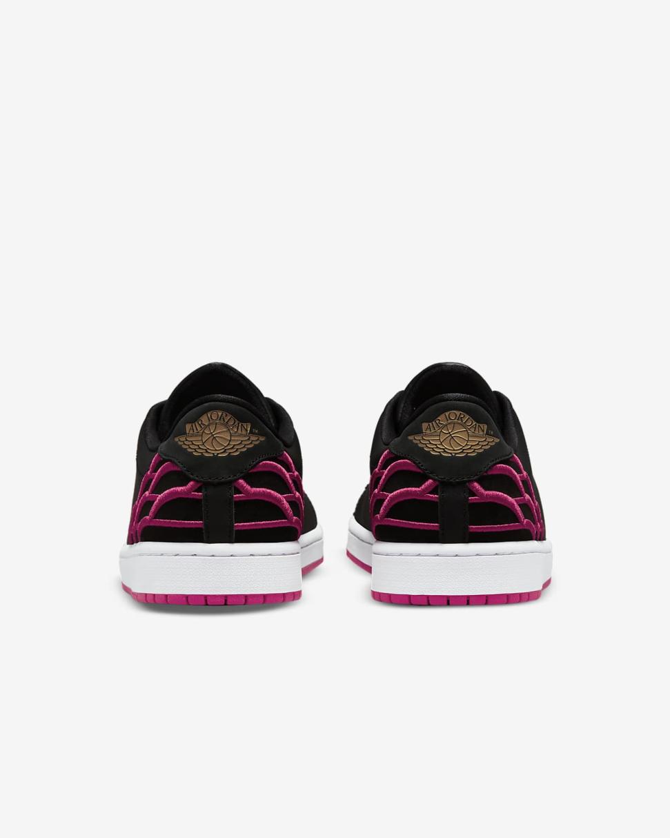 Air Jordan 1 Centre Court Black/White/Metallic Gold/Mystic Hibiscus | Mens Nike Lifestyle