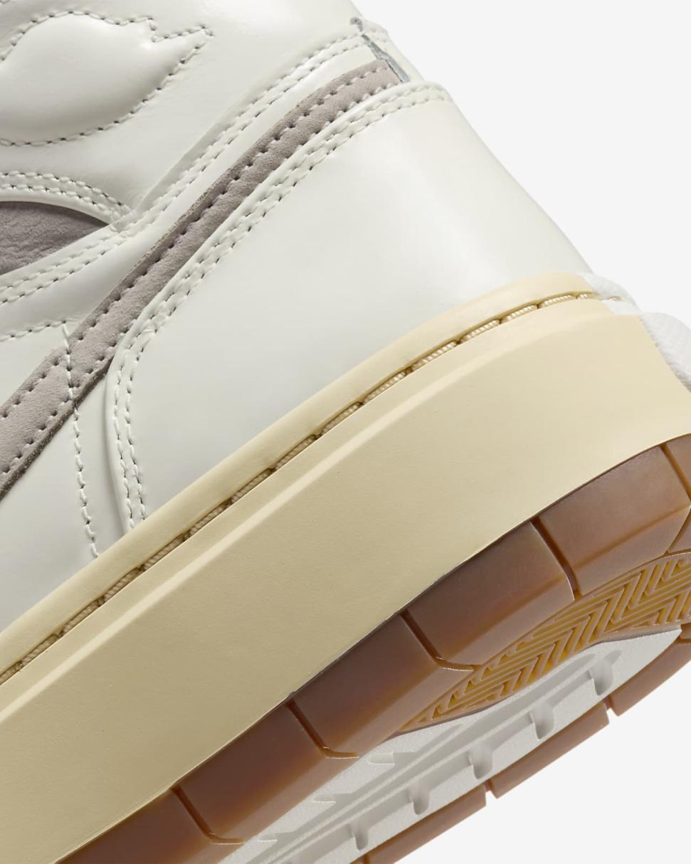 Air Jordan 1 Elevate High SE Sail/Pale Vanilla/Gum Medium Brown/College Grey | Womens Nike Jordan