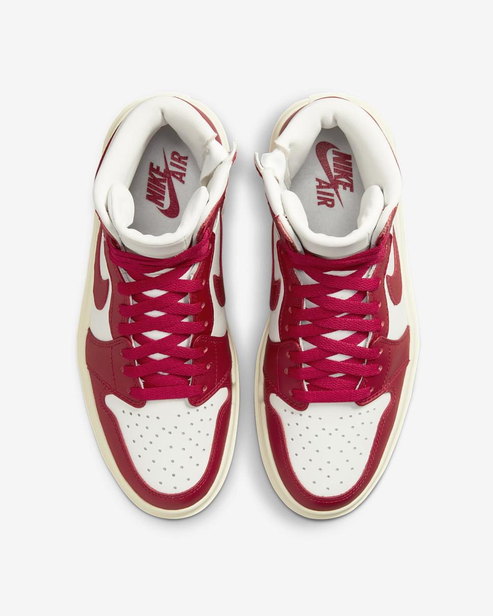 Air Jordan 1 Elevate High Summit White/Coconut Milk/Varsity Red | Womens Nike Lifestyle