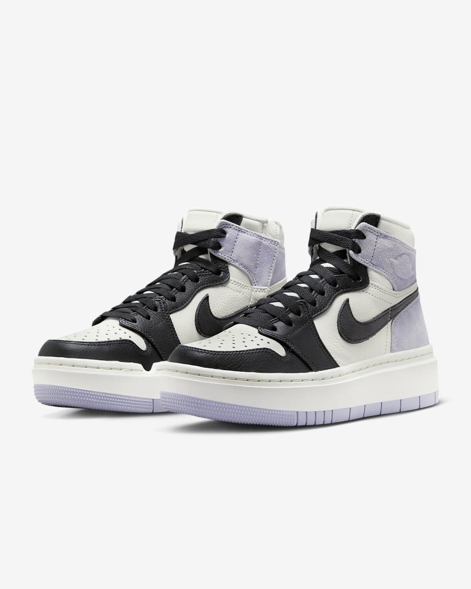 Air Jordan 1 Elevate High Titanium/Sail/Dark Smoke Grey | Womens Nike Lifestyle