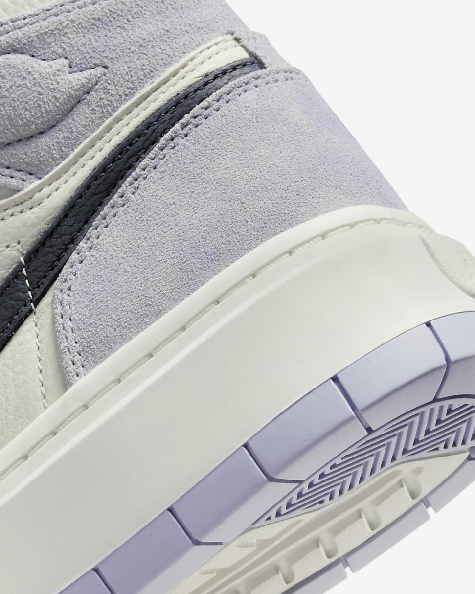 Air Jordan 1 Elevate High Titanium/Sail/Dark Smoke Grey | Womens Nike Lifestyle