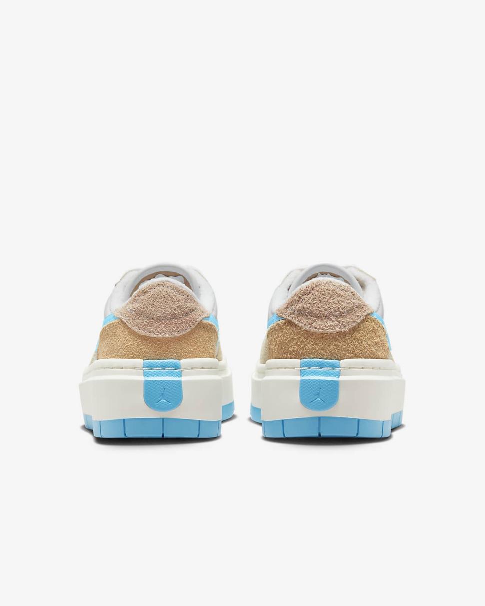 Air Jordan 1 Elevate Low SE White/Sanddrift/Oil Green/Baltic Blue | Womens Nike Lifestyle