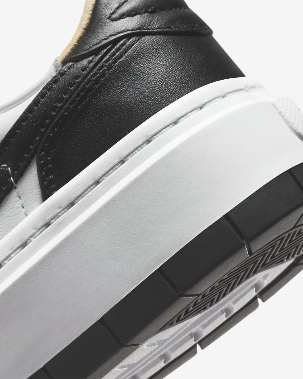 Air Jordan 1 Elevate Low White/White/Black | Womens Nike Lifestyle