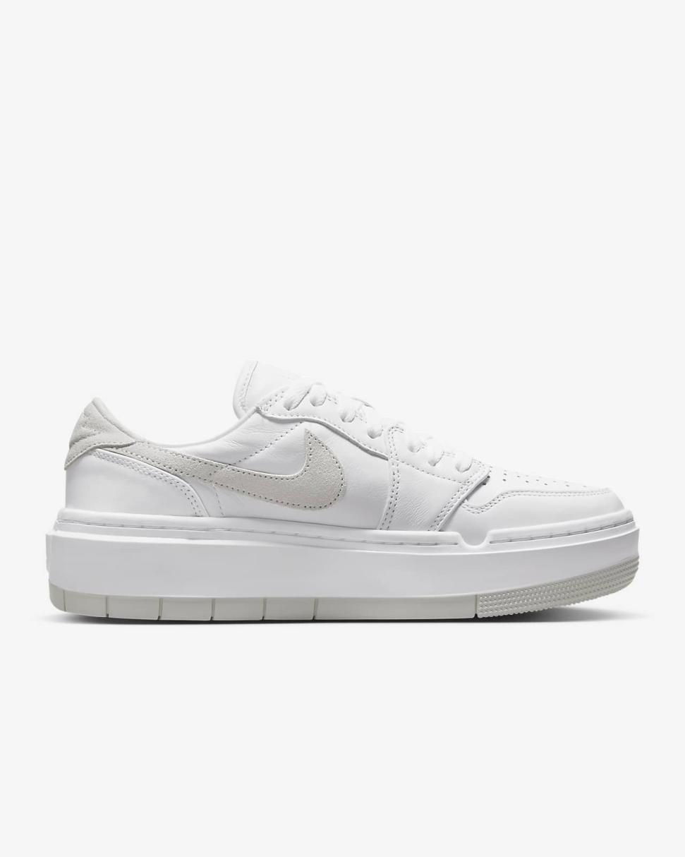 Air Jordan 1 Elevate Low White/White/Neutral Grey | Womens Nike Lifestyle