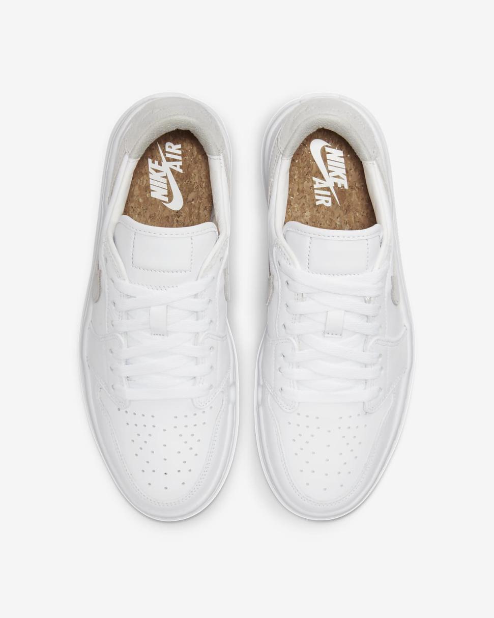 Air Jordan 1 Elevate Low White/White/Neutral Grey | Womens Nike Lifestyle