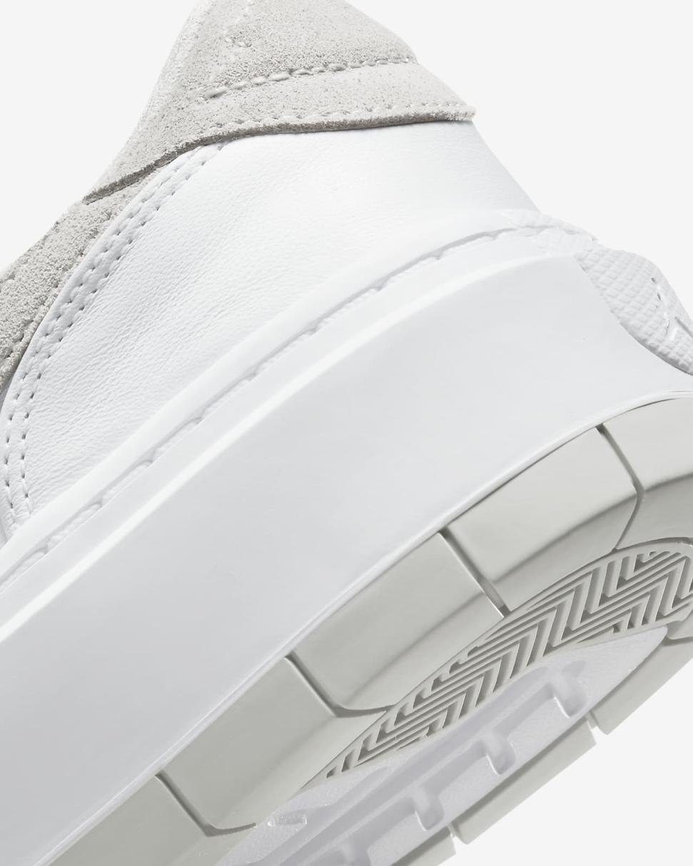 Air Jordan 1 Elevate Low White/White/Neutral Grey | Womens Nike Lifestyle
