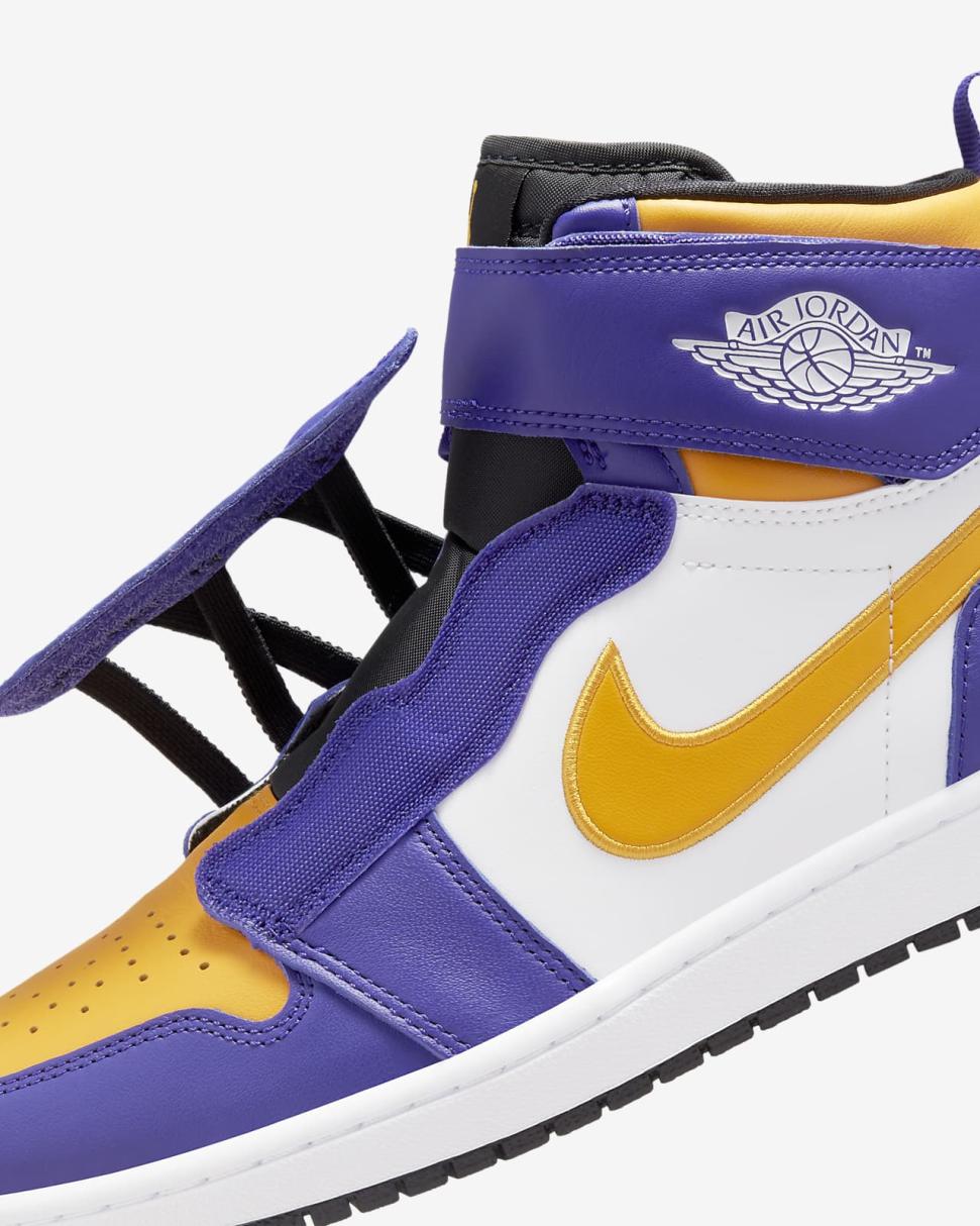 Air Jordan 1 Hi FlyEase Dark Concord/White/Black/Taxi | Mens/Womens Nike Lifestyle