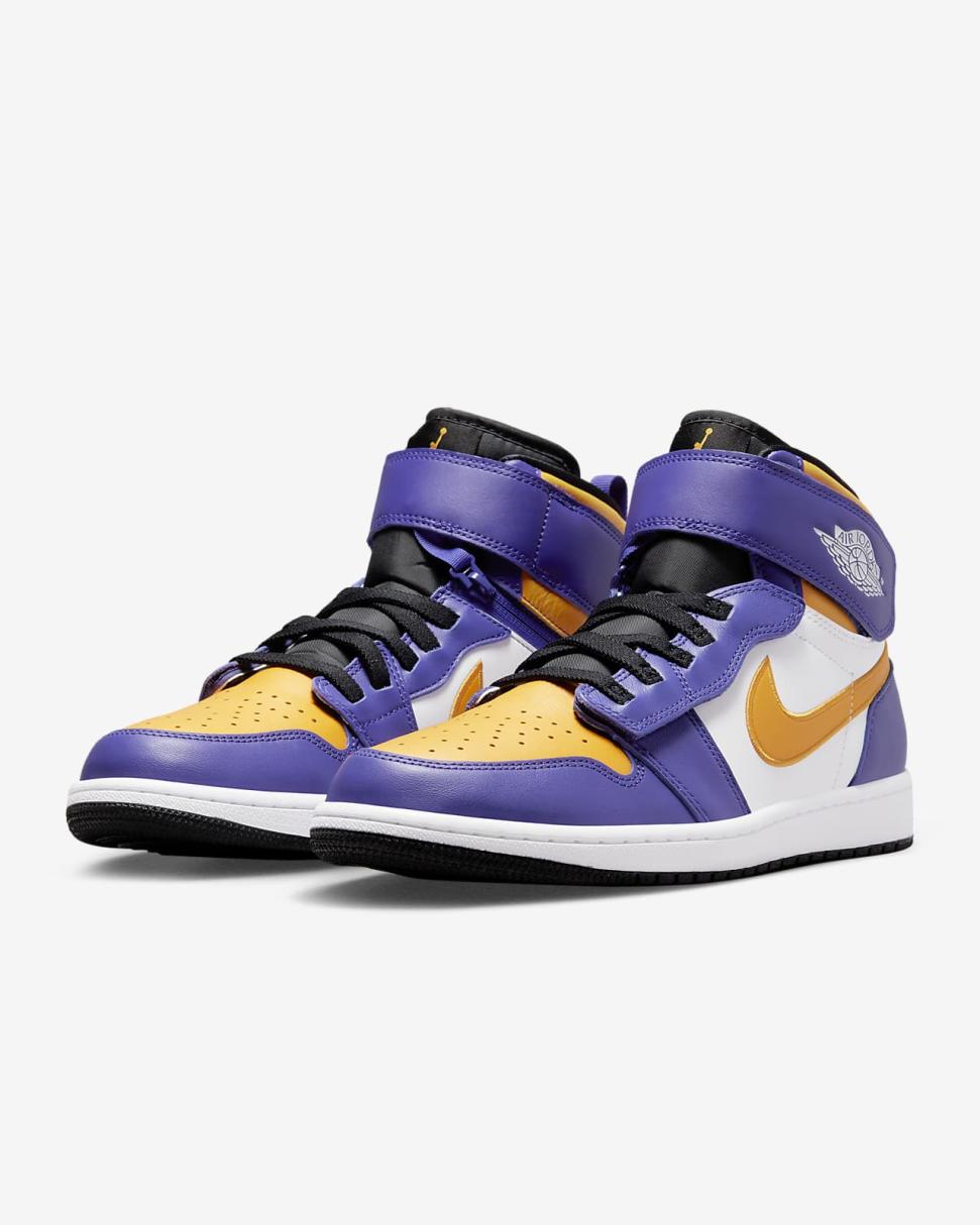 Air Jordan 1 Hi FlyEase Dark Concord/White/Black/Taxi | Mens/Womens Nike Lifestyle