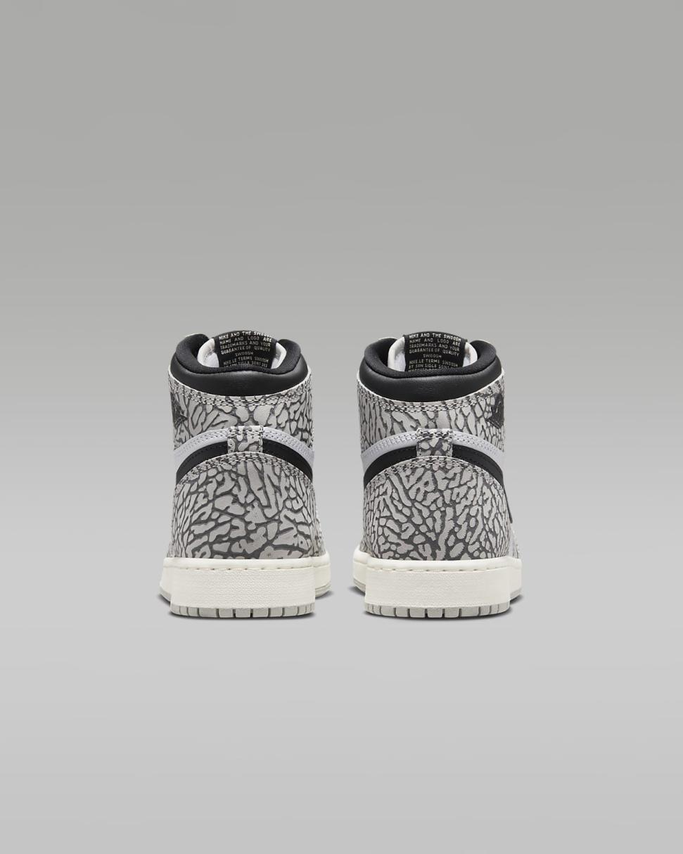 Air Jordan 1 High OG Tech Grey/Black/White/Muslin | Kids Nike Jordan