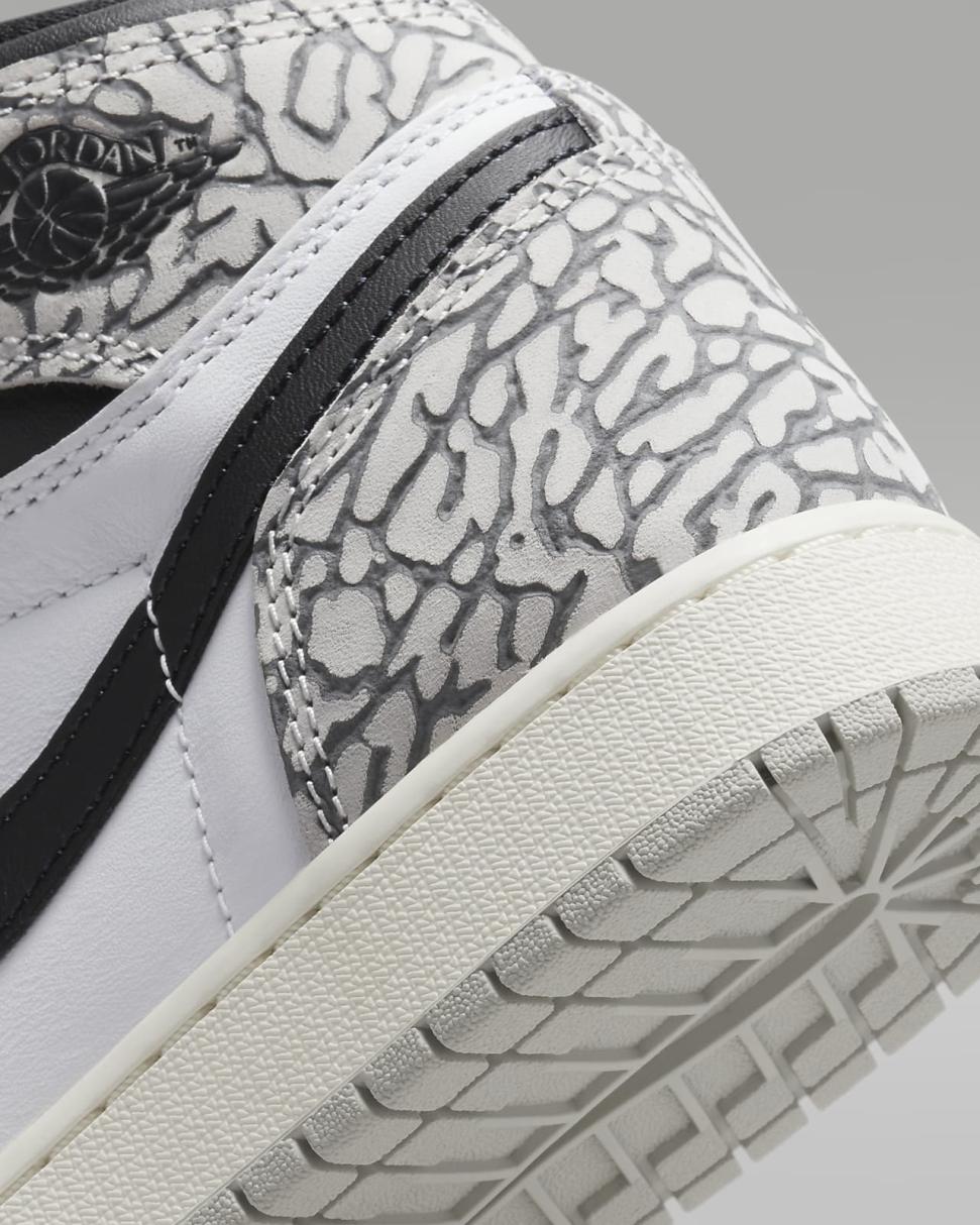 Air Jordan 1 High OG Tech Grey/Black/White/Muslin | Kids Nike Jordan
