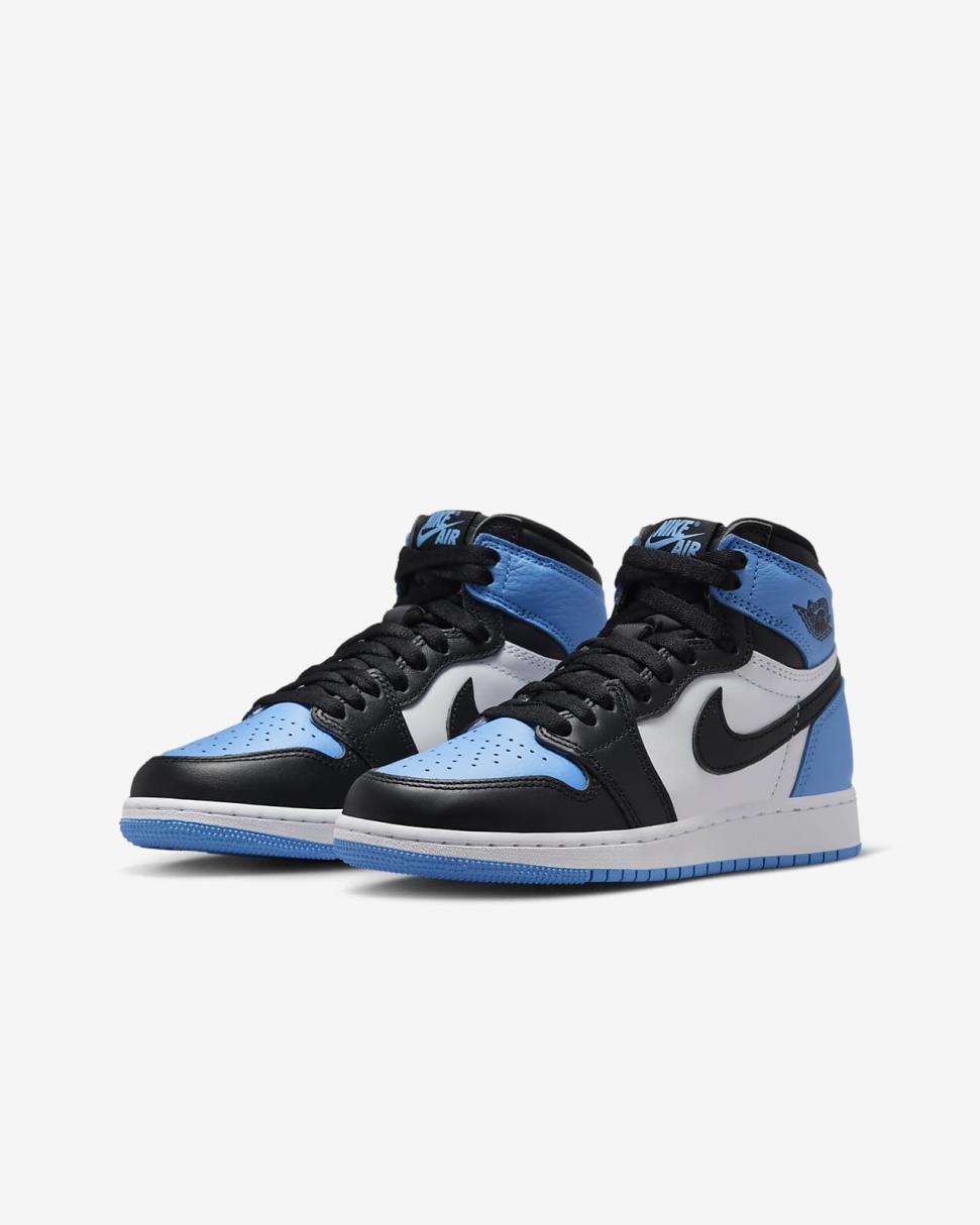 Air Jordan 1 High OG University Blue/White/Black | Kids Nike Jordan