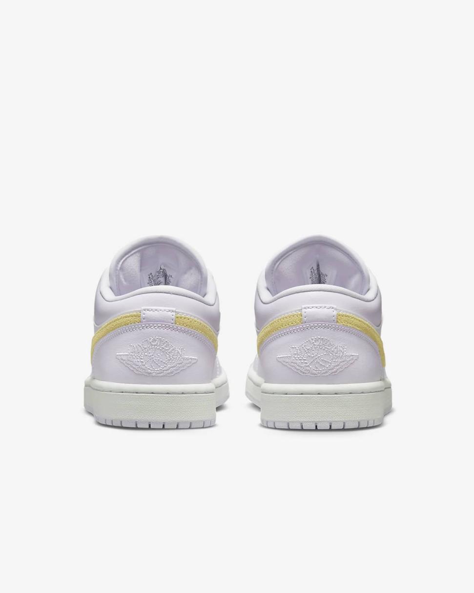 Air Jordan 1 Low Barely Grape/White/Lemon Wash | Womens Nike Lifestyle
