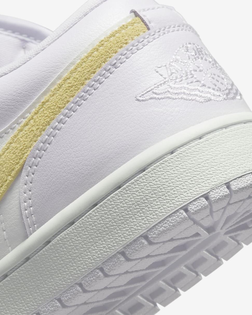 Air Jordan 1 Low Barely Grape/White/Lemon Wash | Womens Nike Lifestyle