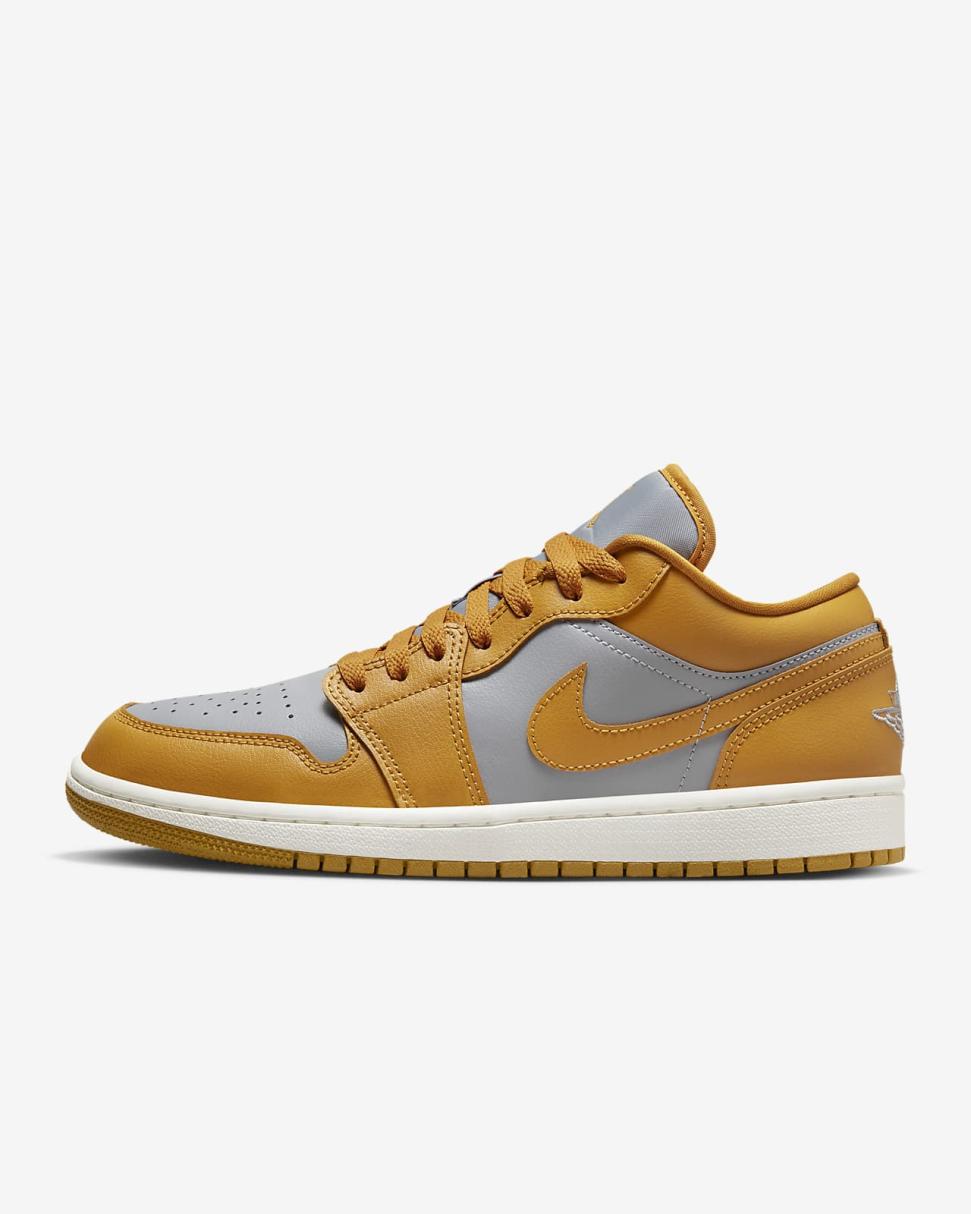 Air Jordan 1 Low Cement Grey/Sail/Chutney | Womens Nike Lifestyle