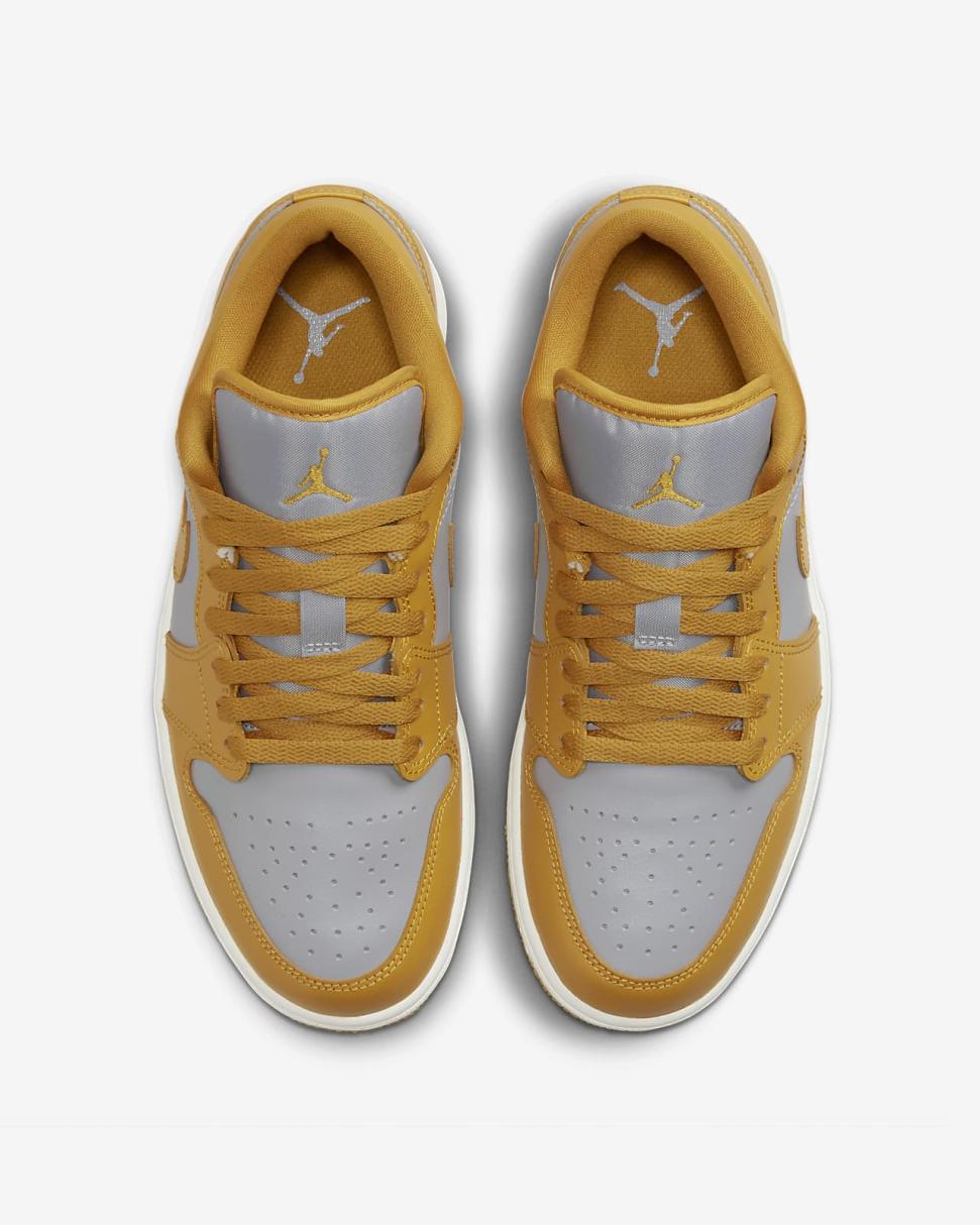 Air Jordan 1 Low Cement Grey/Sail/Chutney | Womens Nike Lifestyle