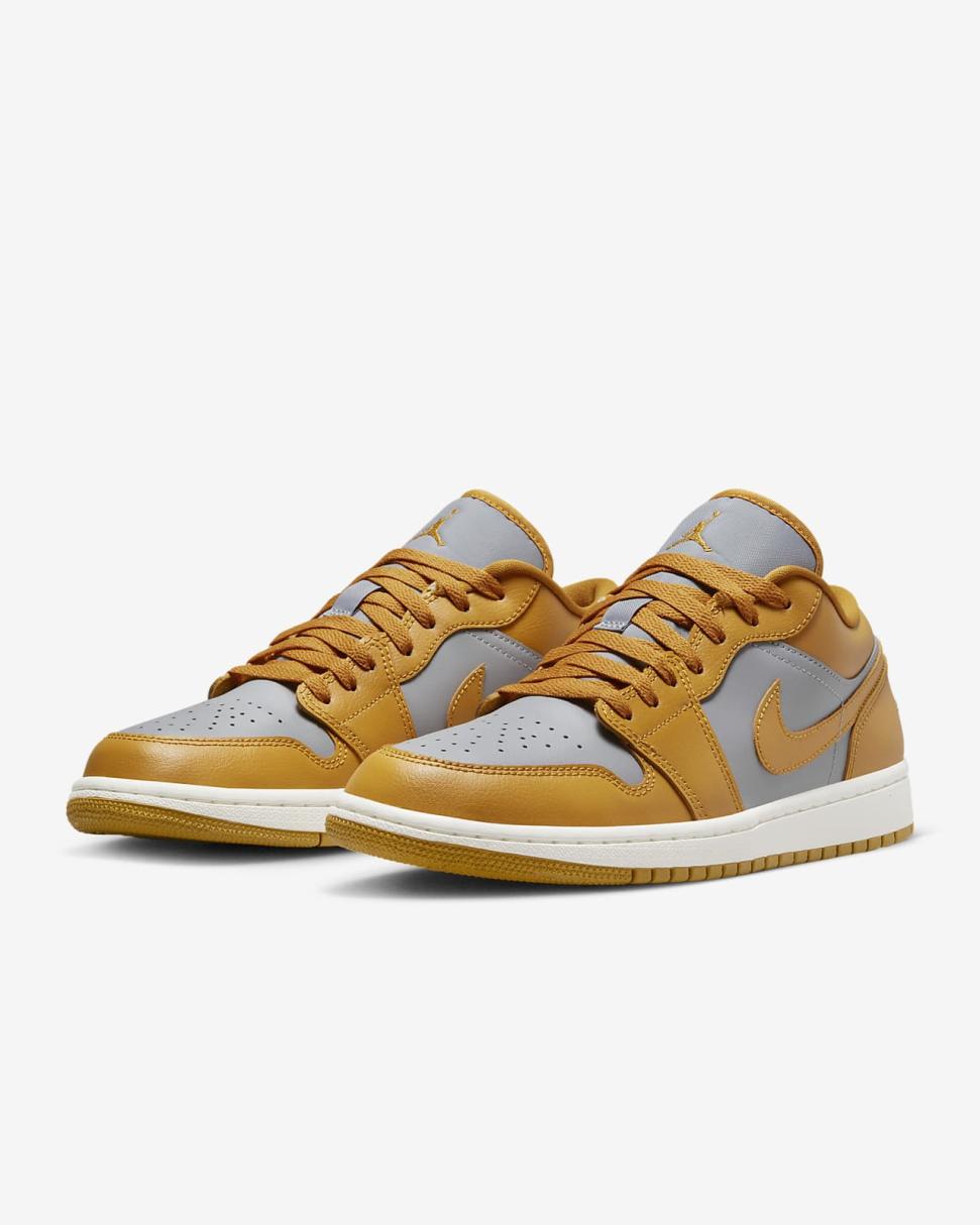 Air Jordan 1 Low Cement Grey/Sail/Chutney | Womens Nike Lifestyle