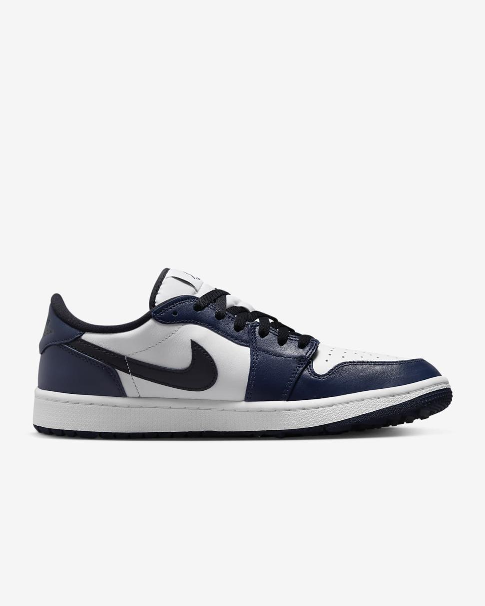 Air Jordan 1 Low G White/Midnight Navy/Black | Mens/Womens Nike Jordan