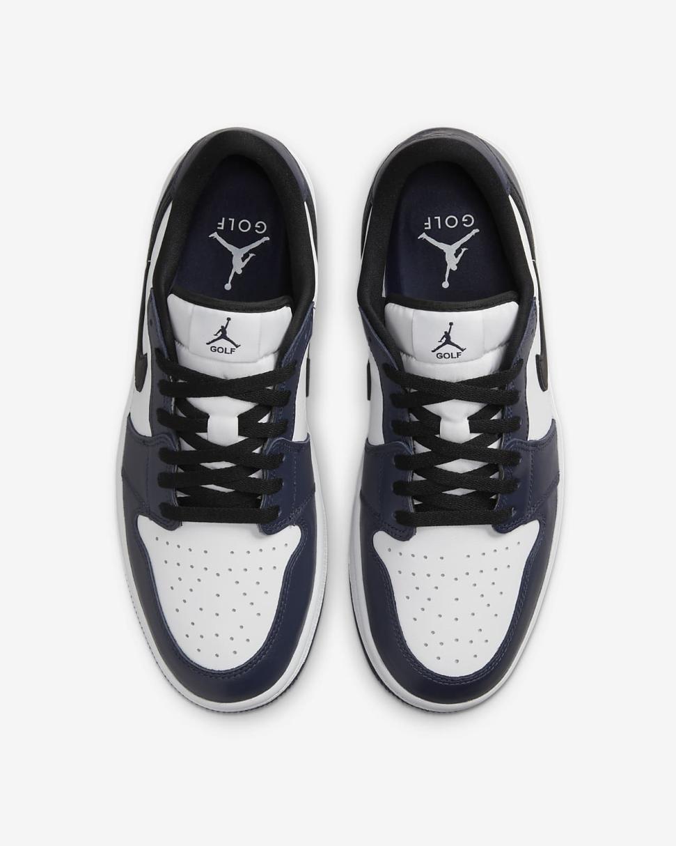 Air Jordan 1 Low G White/Midnight Navy/Black | Mens/Womens Nike Jordan