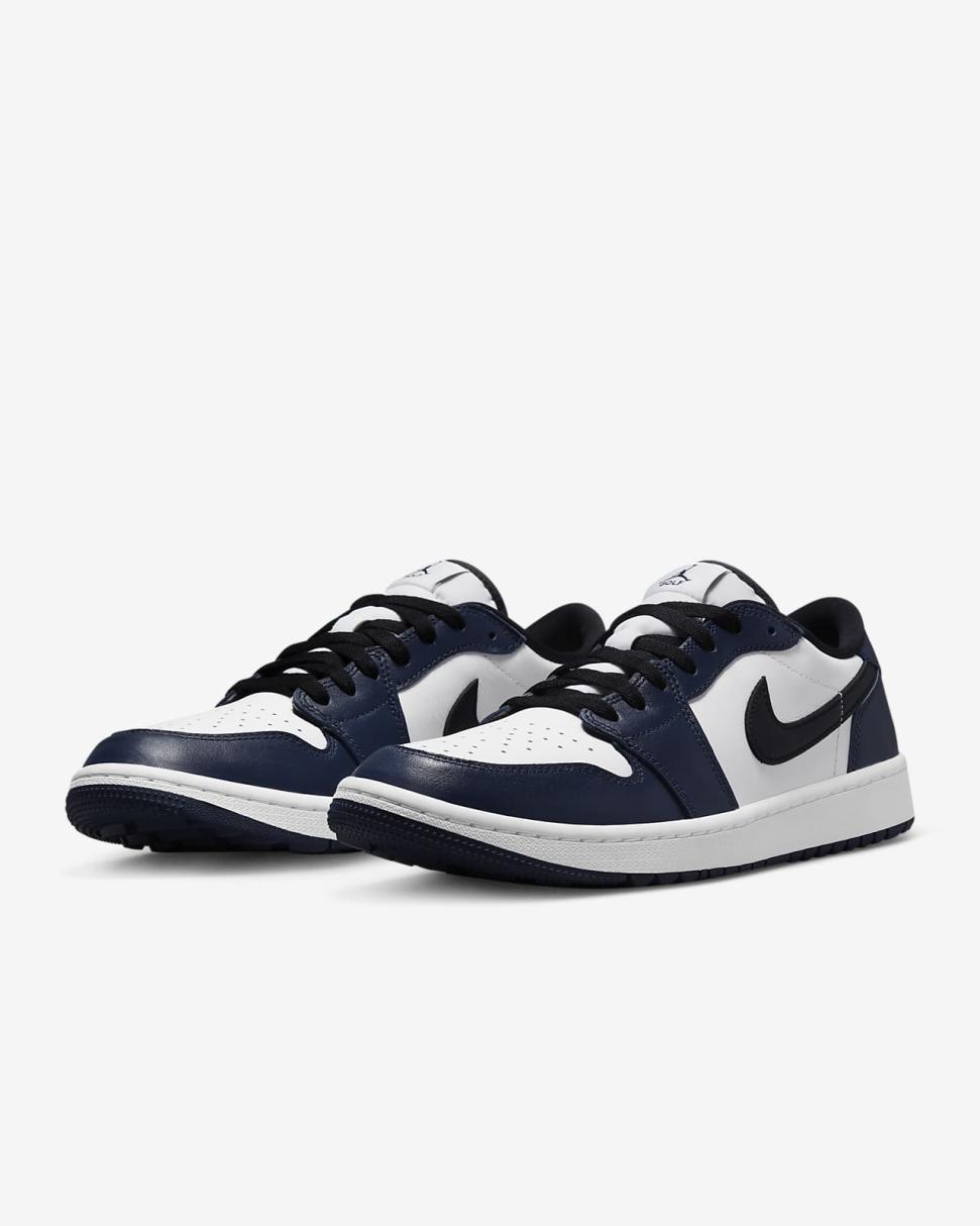 Air Jordan 1 Low G White/Midnight Navy/Black | Mens/Womens Nike Jordan