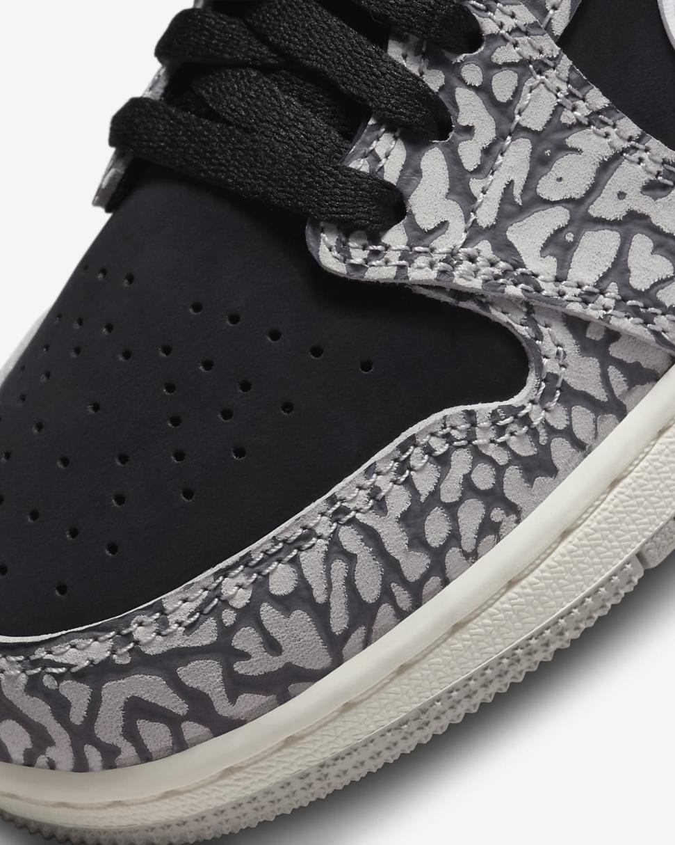 Air Jordan 1 Low OG Black/Tech Grey/White/Muslin | Kids Nike Jordan