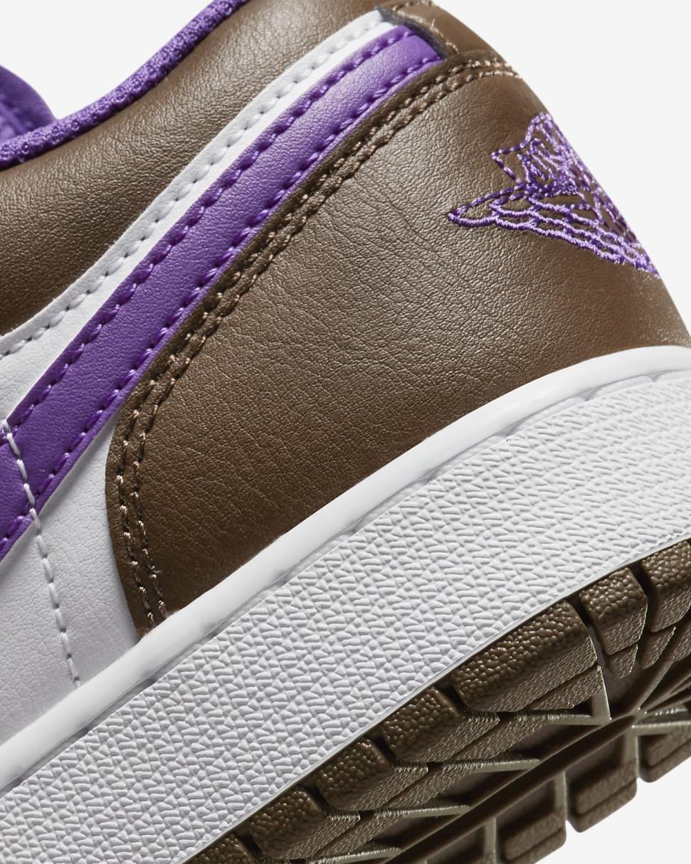 Air Jordan 1 Low Palomino/White/Wild Berry | Kids Nike First Day Kicks