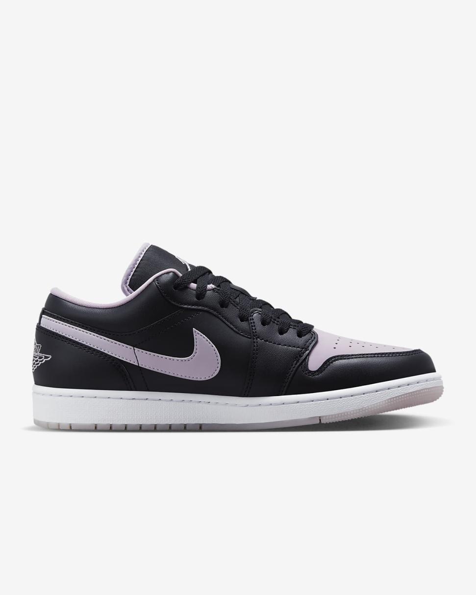 Air Jordan 1 Low SE Black/White/Iced Lilac | Mens Nike Lifestyle
