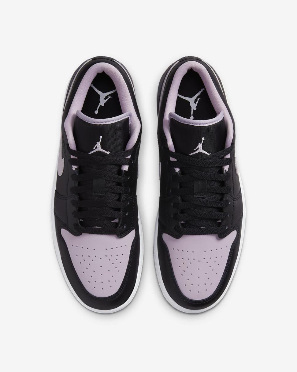 Air Jordan 1 Low SE Black/White/Iced Lilac | Mens Nike Lifestyle