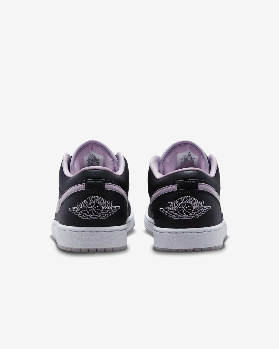 Air Jordan 1 Low SE Black/White/Iced Lilac | Mens Nike Lifestyle