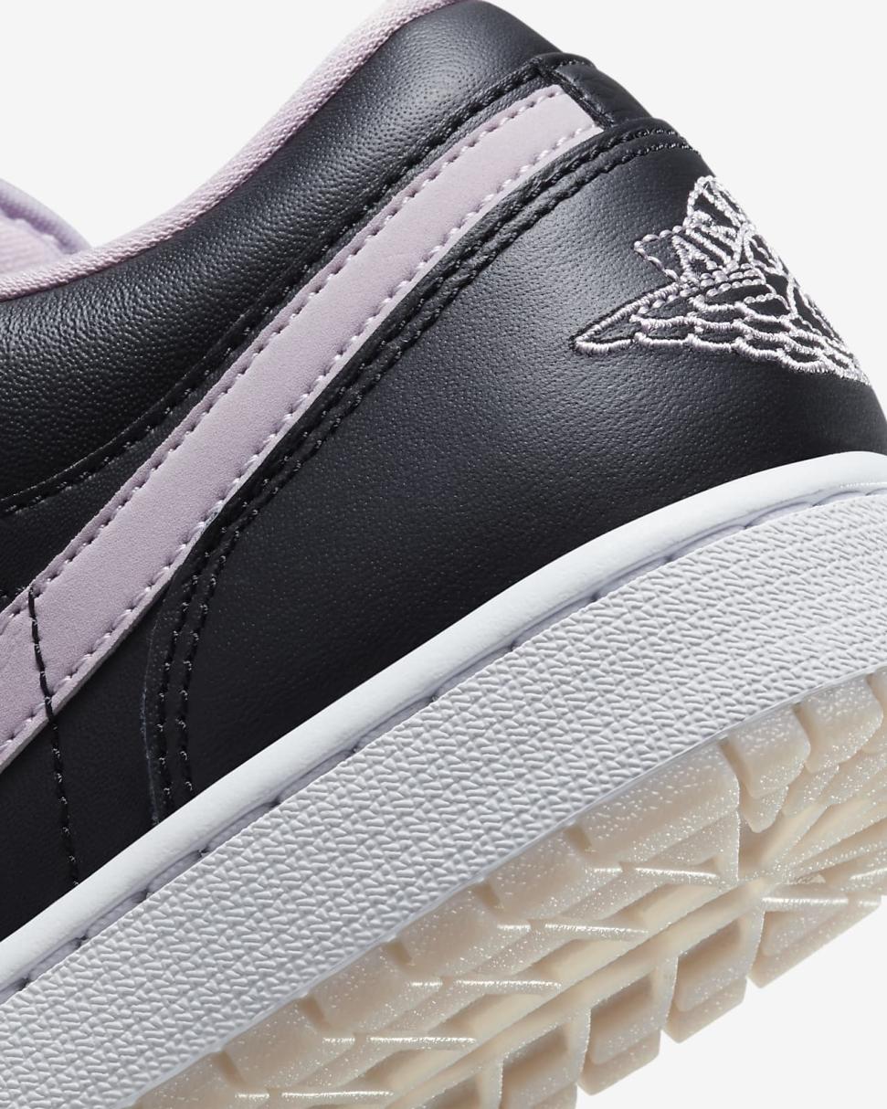 Air Jordan 1 Low SE Black/White/Iced Lilac | Mens Nike Lifestyle