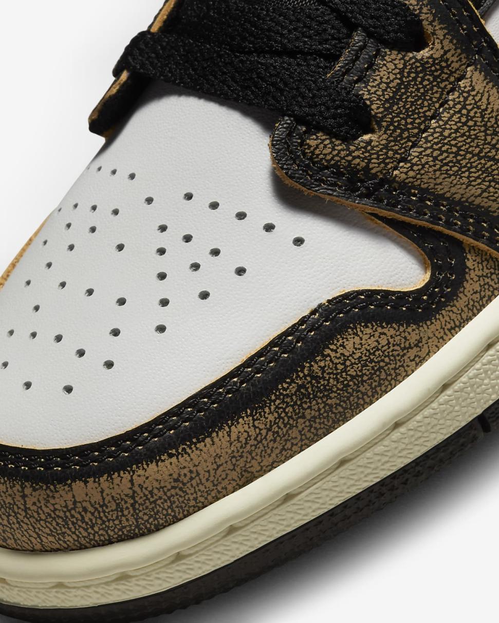 Air Jordan 1 Low SE Black/White/Sail/White Onyx | Kids Nike Jordan