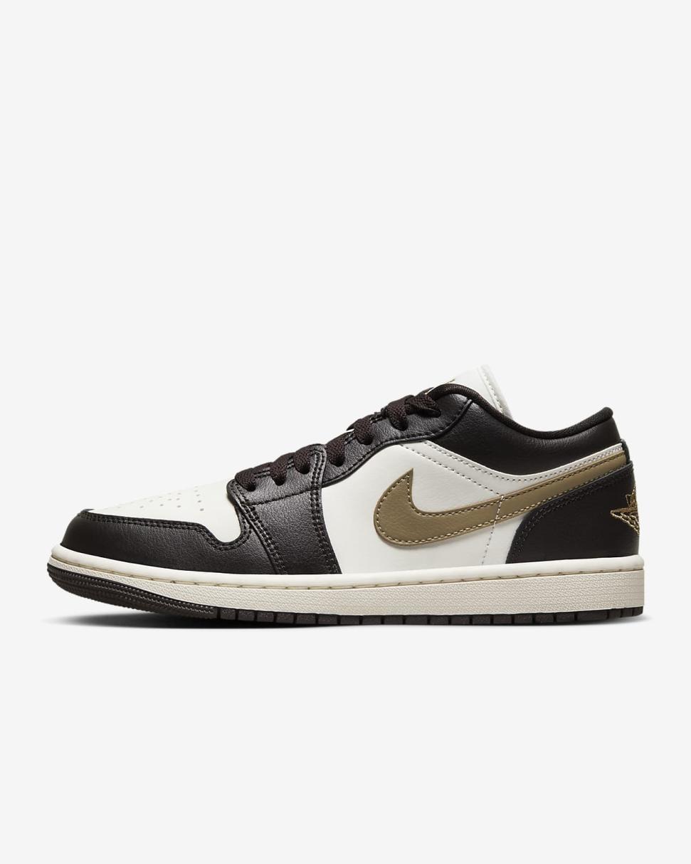 Air Jordan 1 Low Shadow Brown/Sail/Brown Kelp | Womens Nike Lifestyle