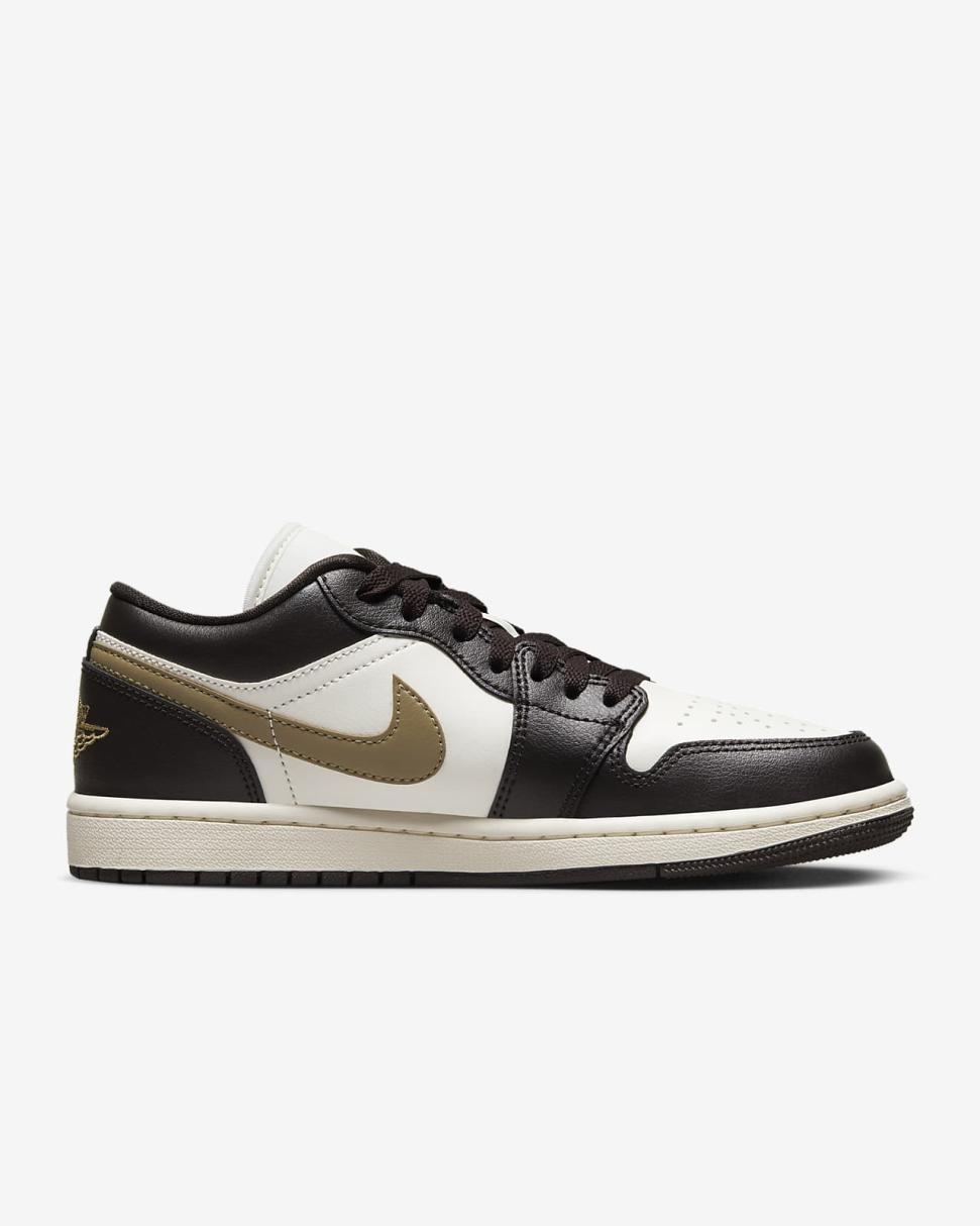 Air Jordan 1 Low Shadow Brown/Sail/Brown Kelp | Womens Nike Lifestyle