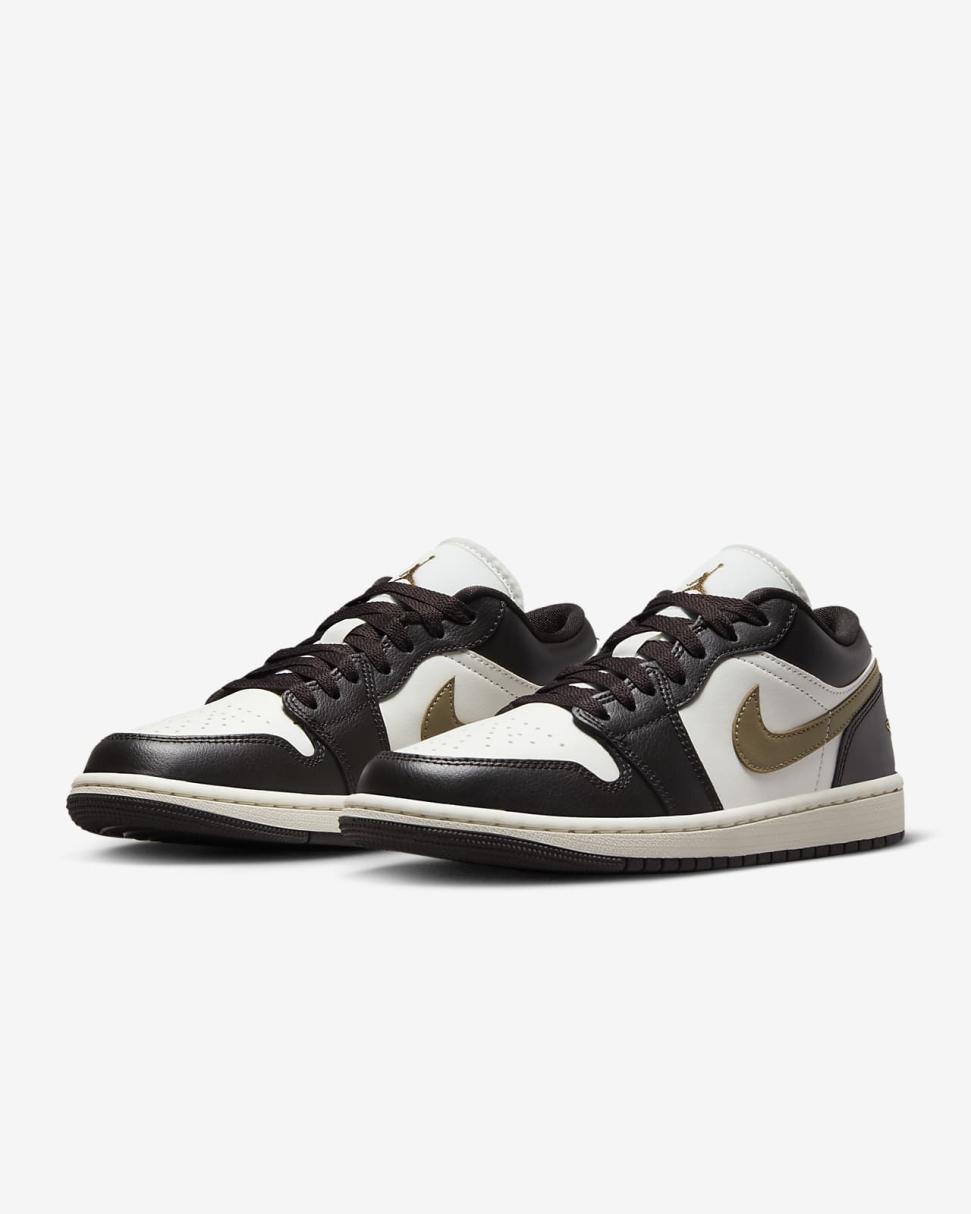 Air Jordan 1 Low Shadow Brown/Sail/Brown Kelp | Womens Nike Lifestyle