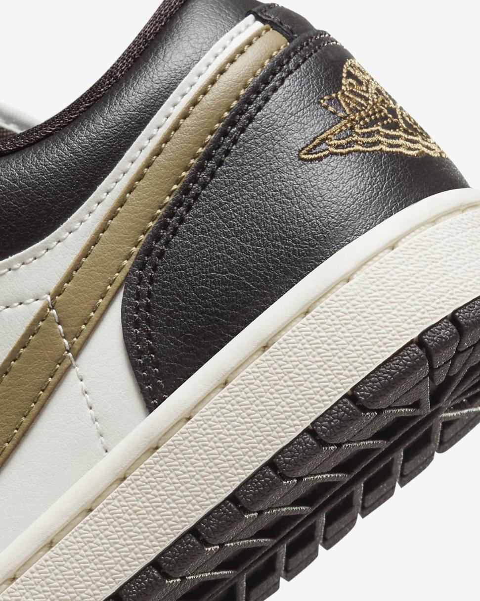 Air Jordan 1 Low Shadow Brown/Sail/Brown Kelp | Womens Nike Lifestyle