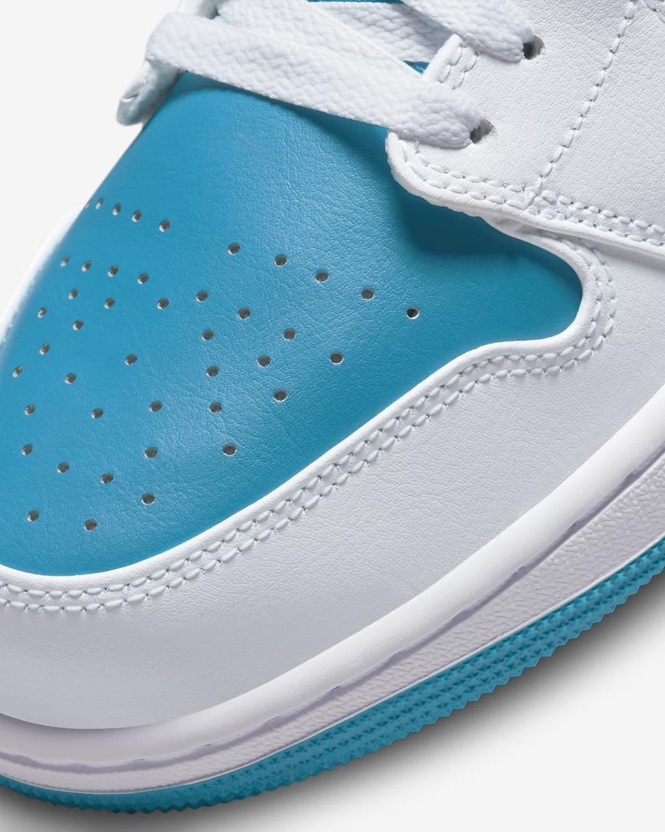 Air Jordan 1 Low White/Aquatone/Celestial Gold | Mens/Womens Nike Lifestyle