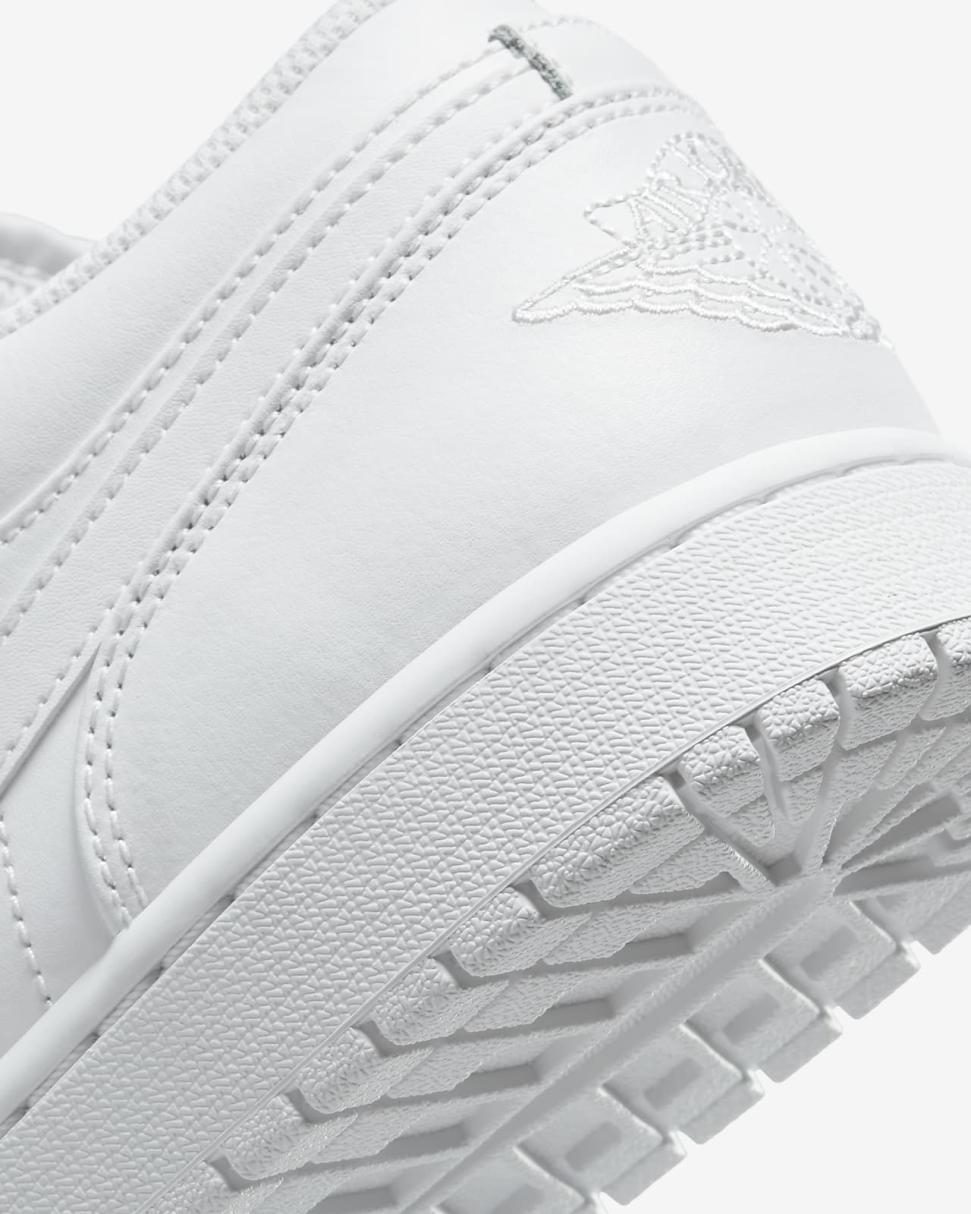 Air Jordan 1 Low White/White/White | Mens/Womens Nike First Day Kicks