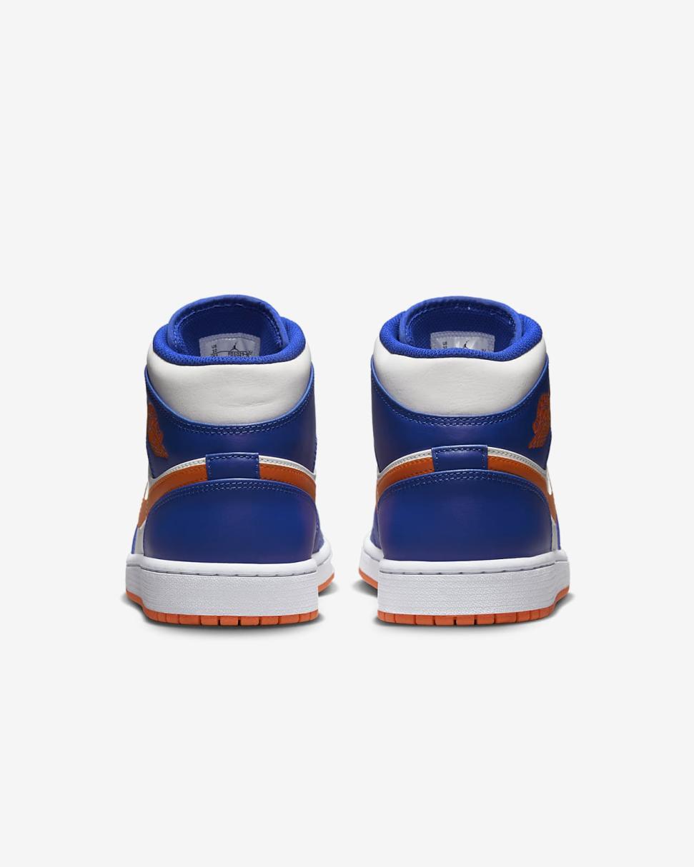 Air Jordan 1 Mid Game Royal/Phantom/White/Rush Orange | Mens/Womens Nike Lifestyle