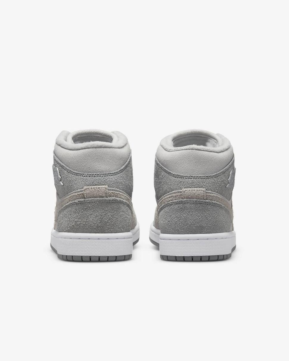 Air Jordan 1 Mid SE Particle Grey/Neutral Grey/White/College Grey | Womens Nike Lifestyle