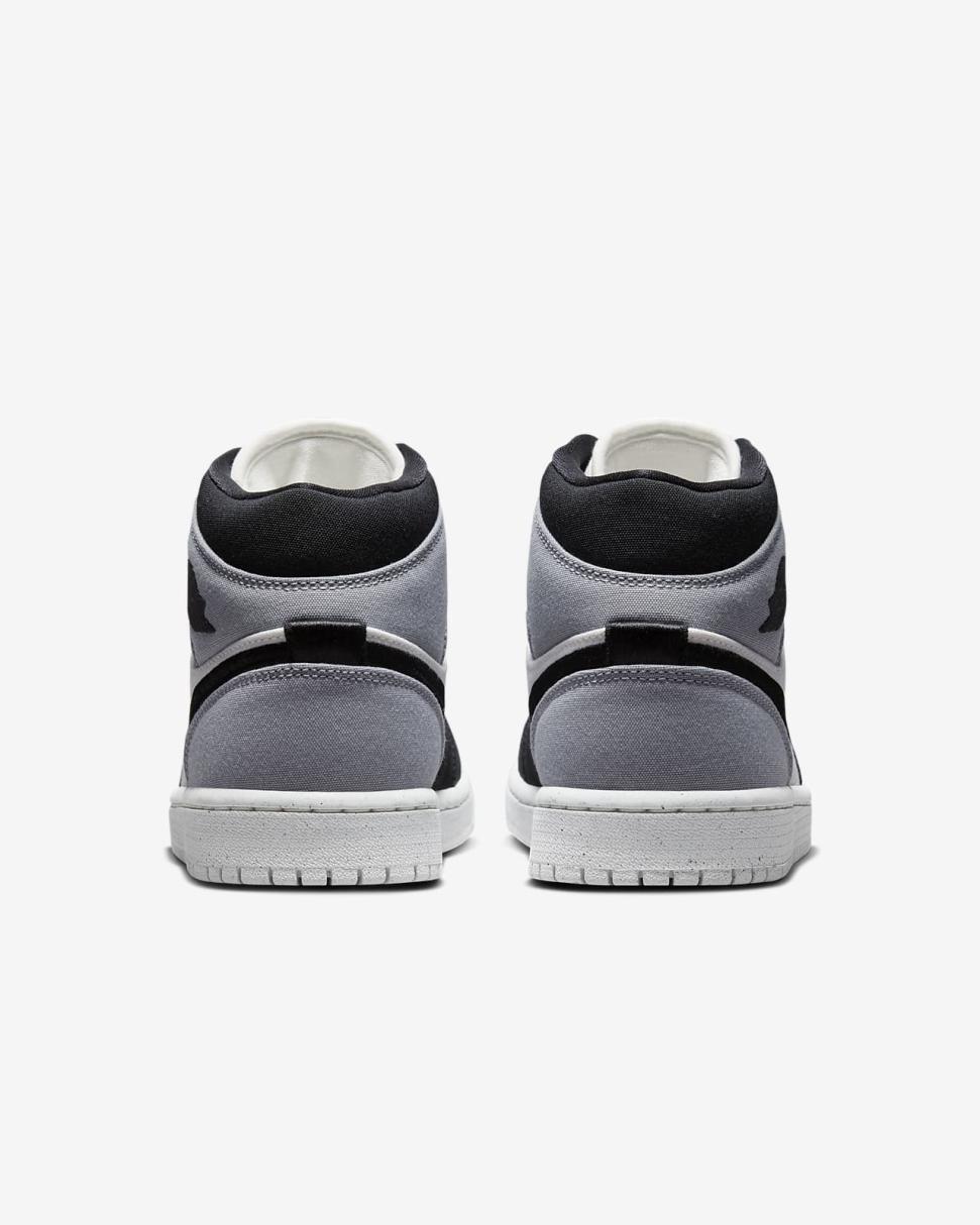 Air Jordan 1 Mid SE Sail/Light Steel Grey/Black | Womens Nike Lifestyle