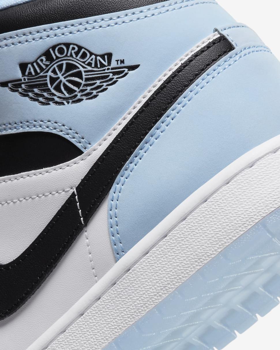 Air Jordan 1 Mid SE White/Black/Ice Blue | Mens/Womens Nike Lifestyle
