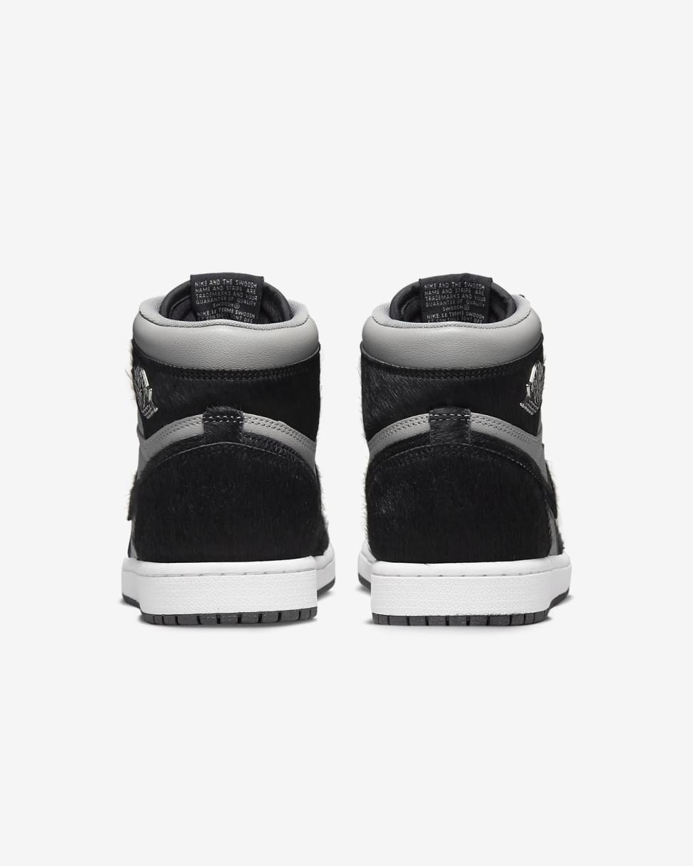 Air Jordan 1 Retro High Medium Grey/White/Black | Womens Nike Lifestyle