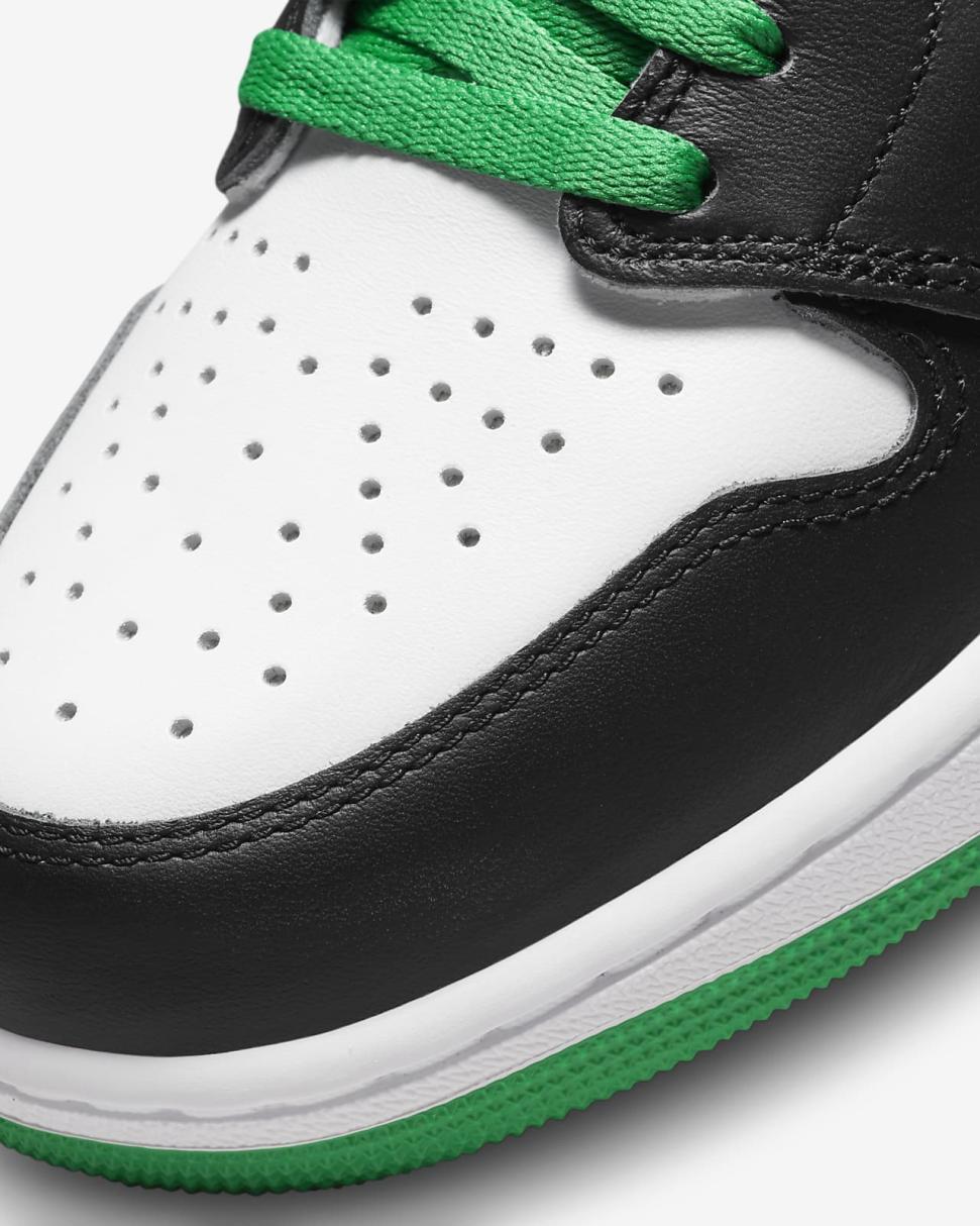Air Jordan 1 Retro High OG Black/White/Lucky Green | Mens Nike Jordan