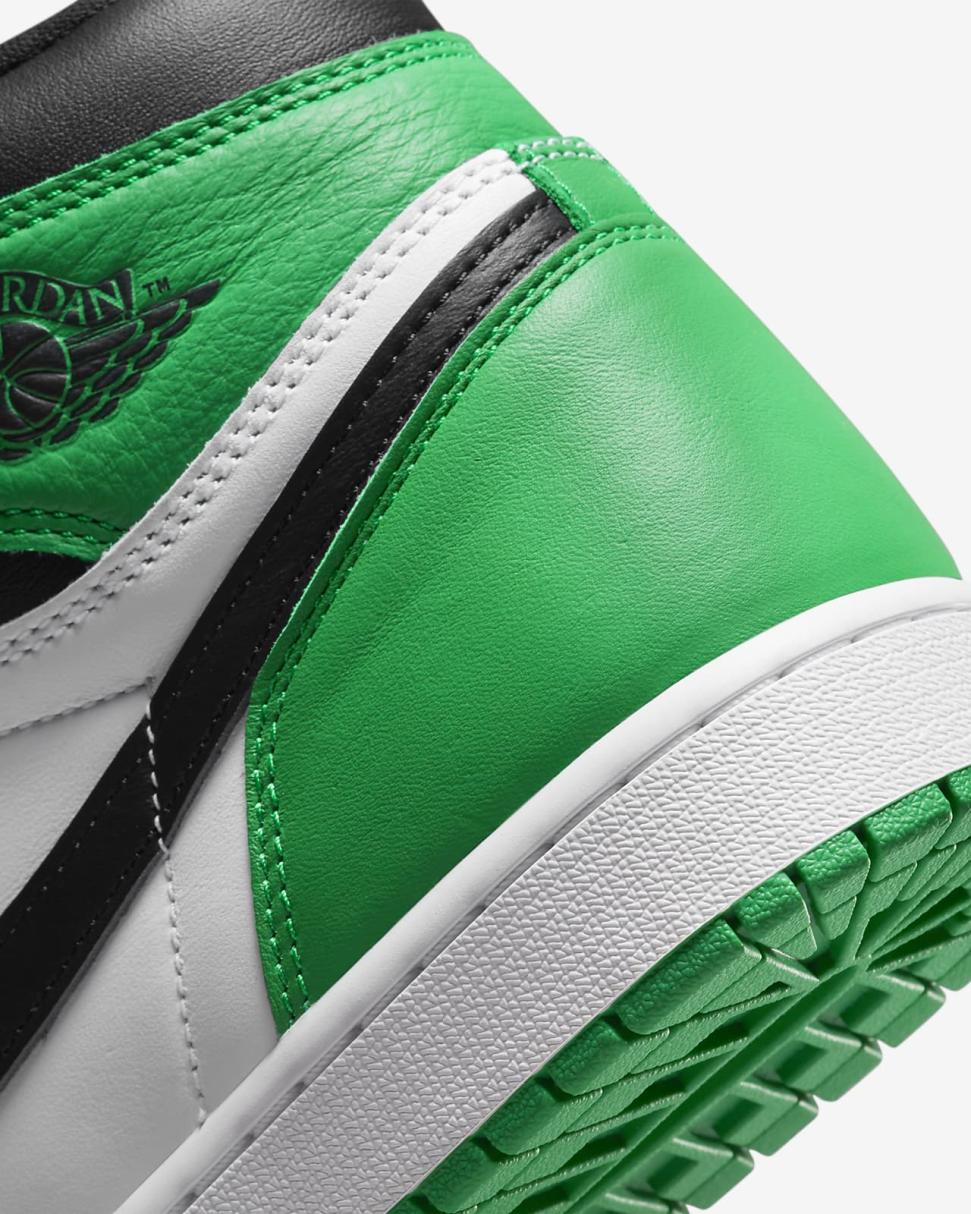 Air Jordan 1 Retro High OG Black/White/Lucky Green | Mens Nike Jordan