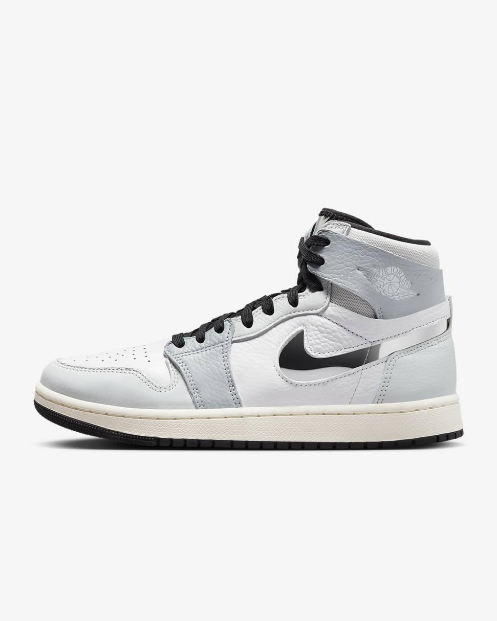 Air Jordan 1 Zoom Air CMFT 2 White/Photon Dust/Wolf Grey/Metallic Silver | Womens Nike Lifestyle