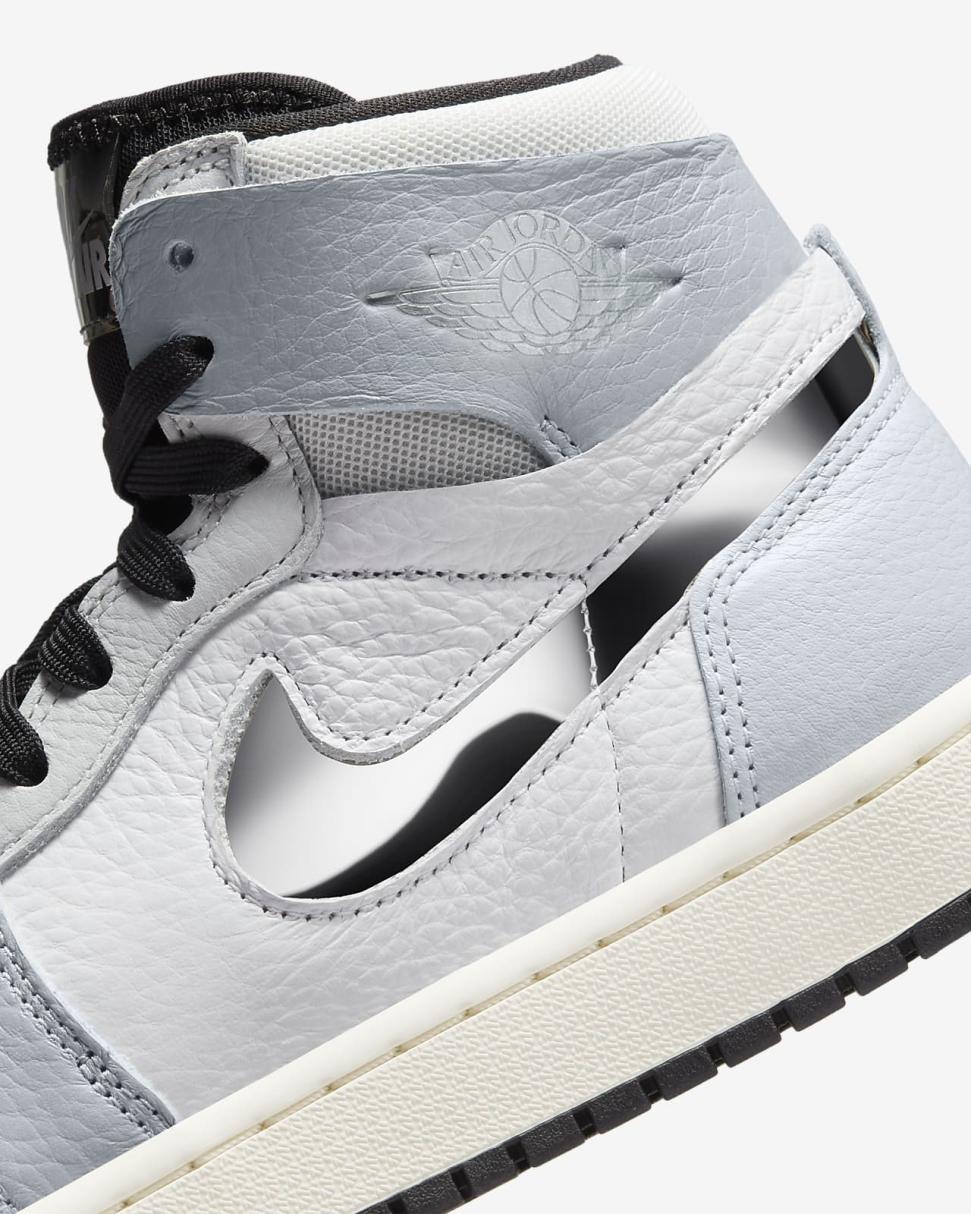 Air Jordan 1 Zoom Air CMFT 2 White/Photon Dust/Wolf Grey/Metallic Silver | Womens Nike Lifestyle