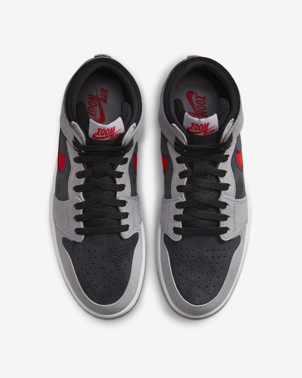 Air Jordan 1 Zoom CMFT 2 Black/Cement Grey/White/Fire Red | Mens/Womens Nike Lifestyle