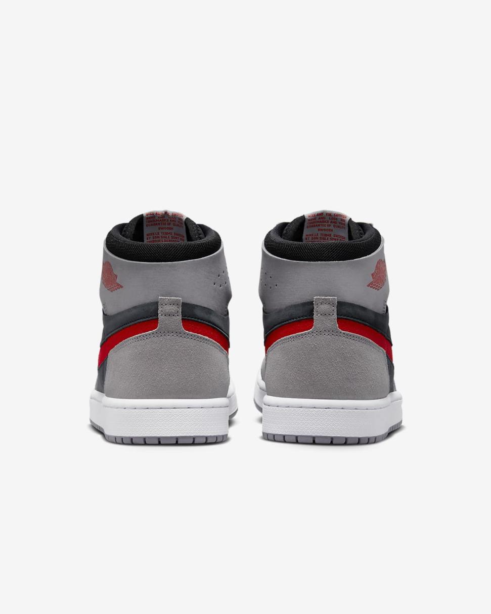 Air Jordan 1 Zoom CMFT 2 Black/Cement Grey/White/Fire Red | Mens/Womens Nike Lifestyle