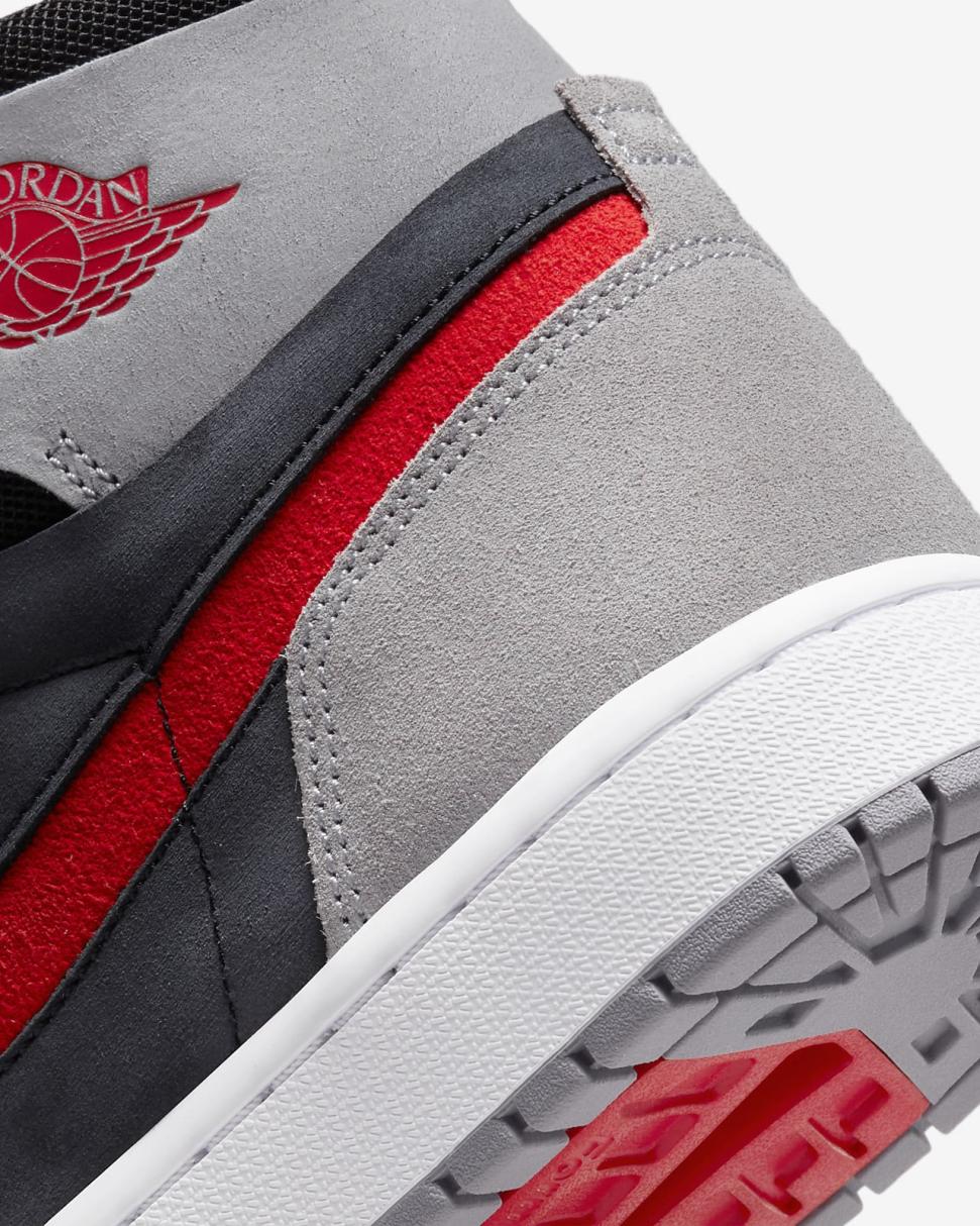 Air Jordan 1 Zoom CMFT 2 Black/Cement Grey/White/Fire Red | Mens/Womens Nike Lifestyle
