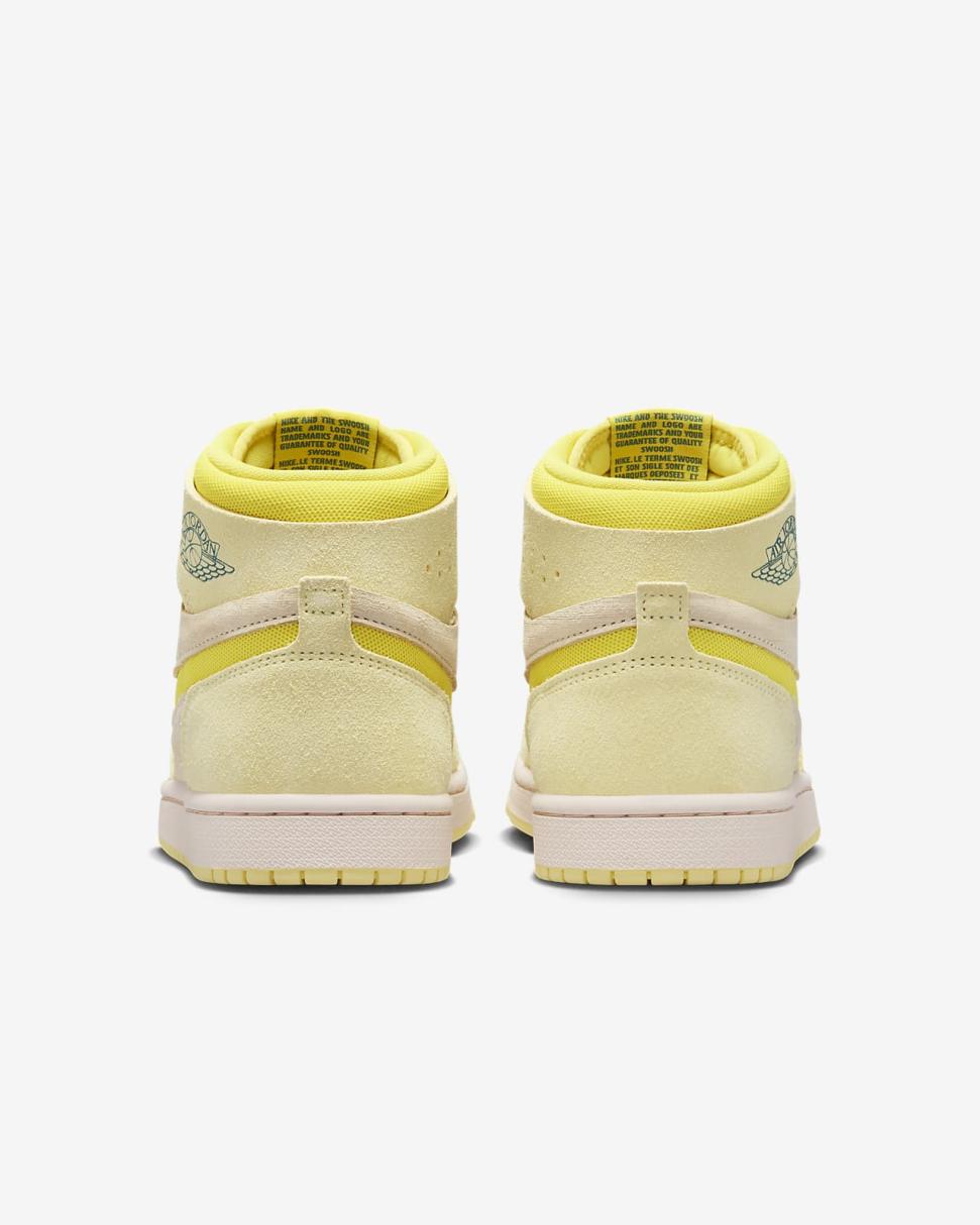 Air Jordan 1 Zoom CMFT 2 Citron Tint/Muslin/Sky J Teal/Dynamic Yellow | Womens Nike Lifestyle